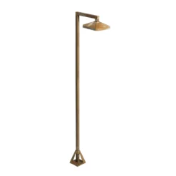 LED-Wegeleuchte Aura Frame, 100 x 19,5 cm, messing antik