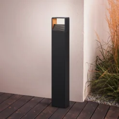 LED-Wegeleuchte Doninni 1, anthrazit, Höhe 80 cm