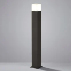 LED-Wegeleuchte HUDSON, anthrazit, Höhe 80 cm, Metall, IP44