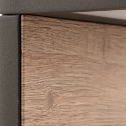 LED-Wegeleuchte Ruka mit Holz-Element, 60 cm