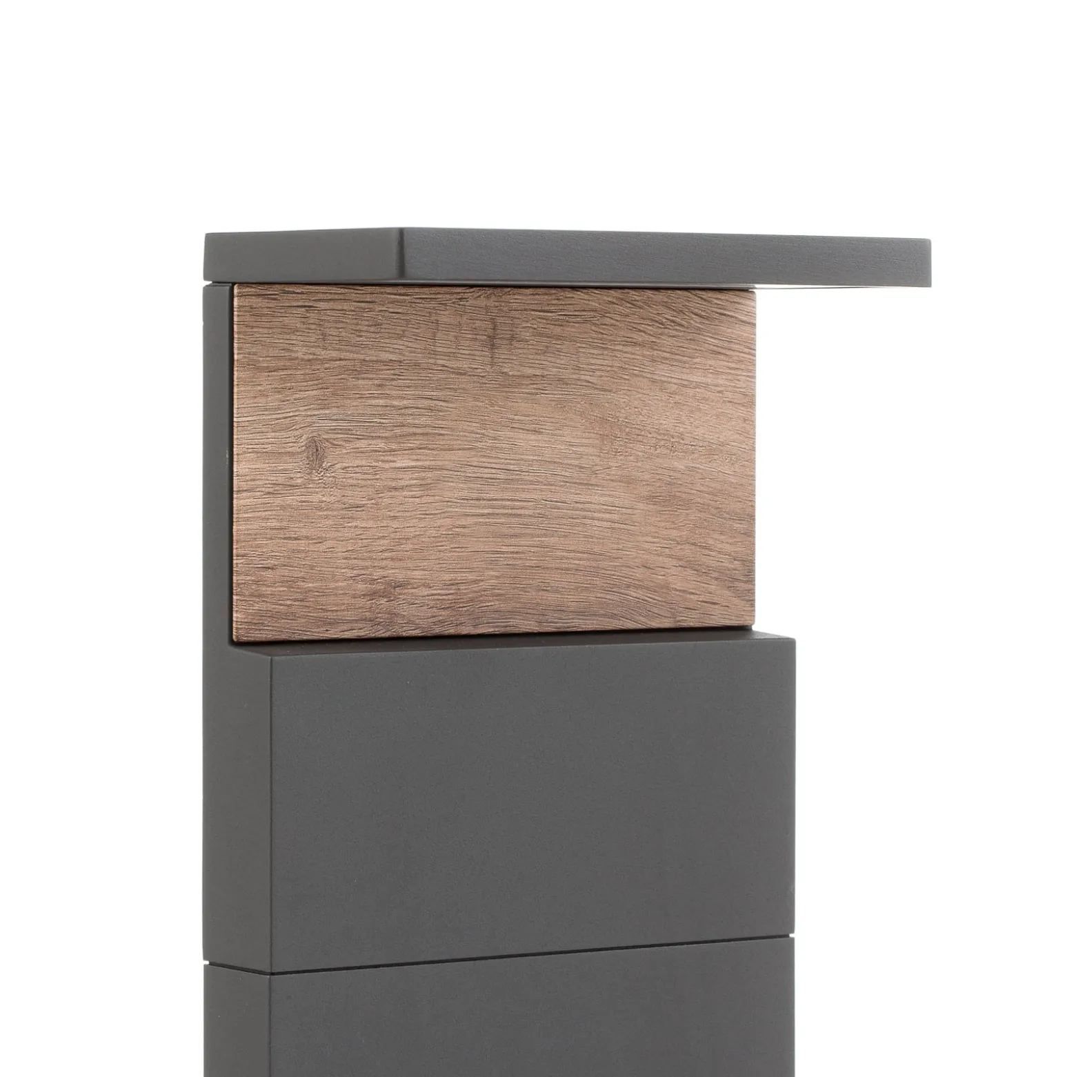 LED-Wegeleuchte Ruka mit Holz-Element, 60 cm