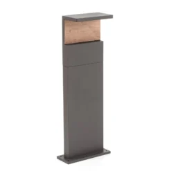 LED-Wegeleuchte Ruka mit Holz-Element, 60 cm