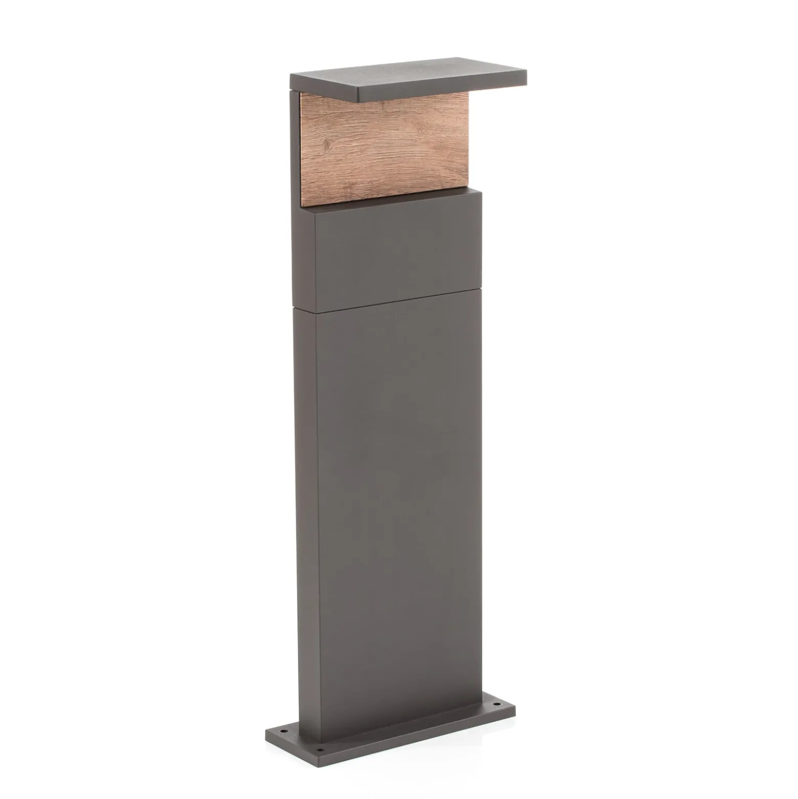 LED-Wegeleuchte Ruka mit Holz-Element, 60 cm
