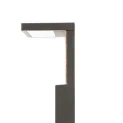 LED-Wegeleuchte Ruka mit Holz-Element, 60 cm