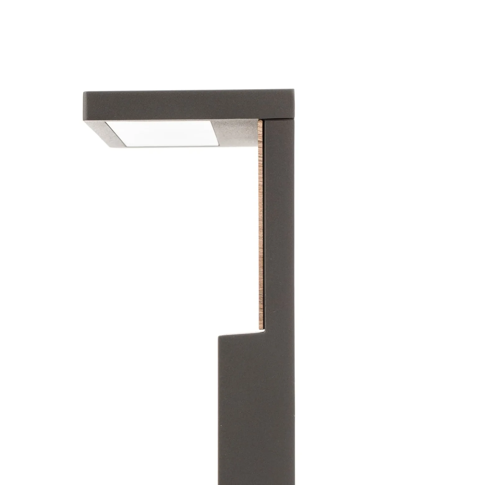 LED-Wegeleuchte Ruka mit Holz-Element, 60 cm
