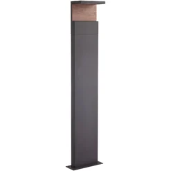 LED-Wegeleuchte Ruka mit Holz-Element, 100 cm