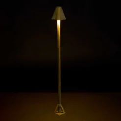 LED-Wegeleuchte Silva Frame, Höhe 80 cm, messing antik, IP65