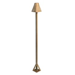 LED-Wegeleuchte Silva Frame, Höhe 80 cm, messing antik, IP65