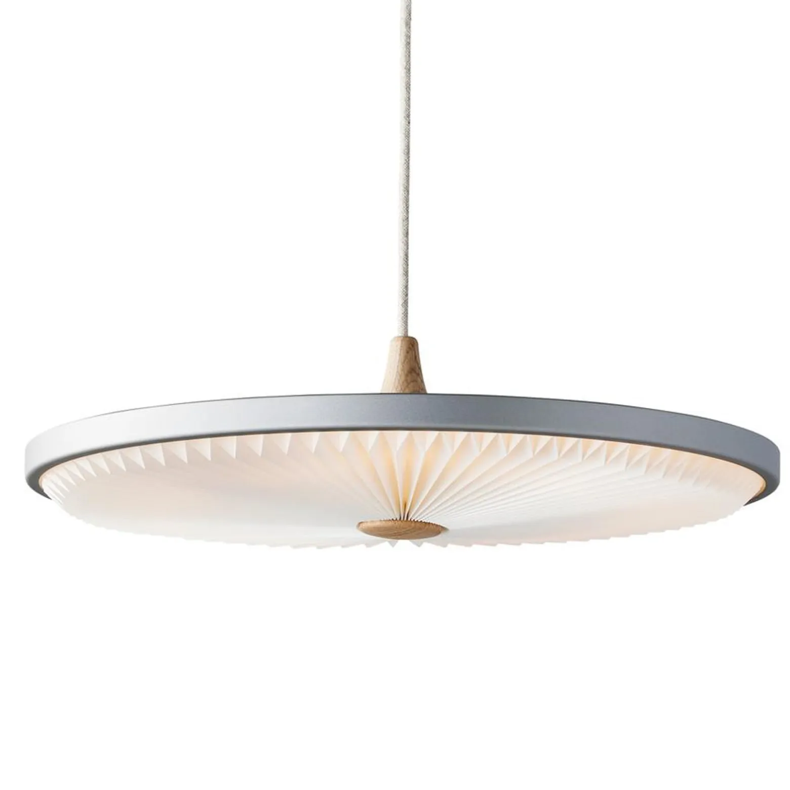 LE KLINT Soleil LED-Hängelampe hellgrau Ø50cm