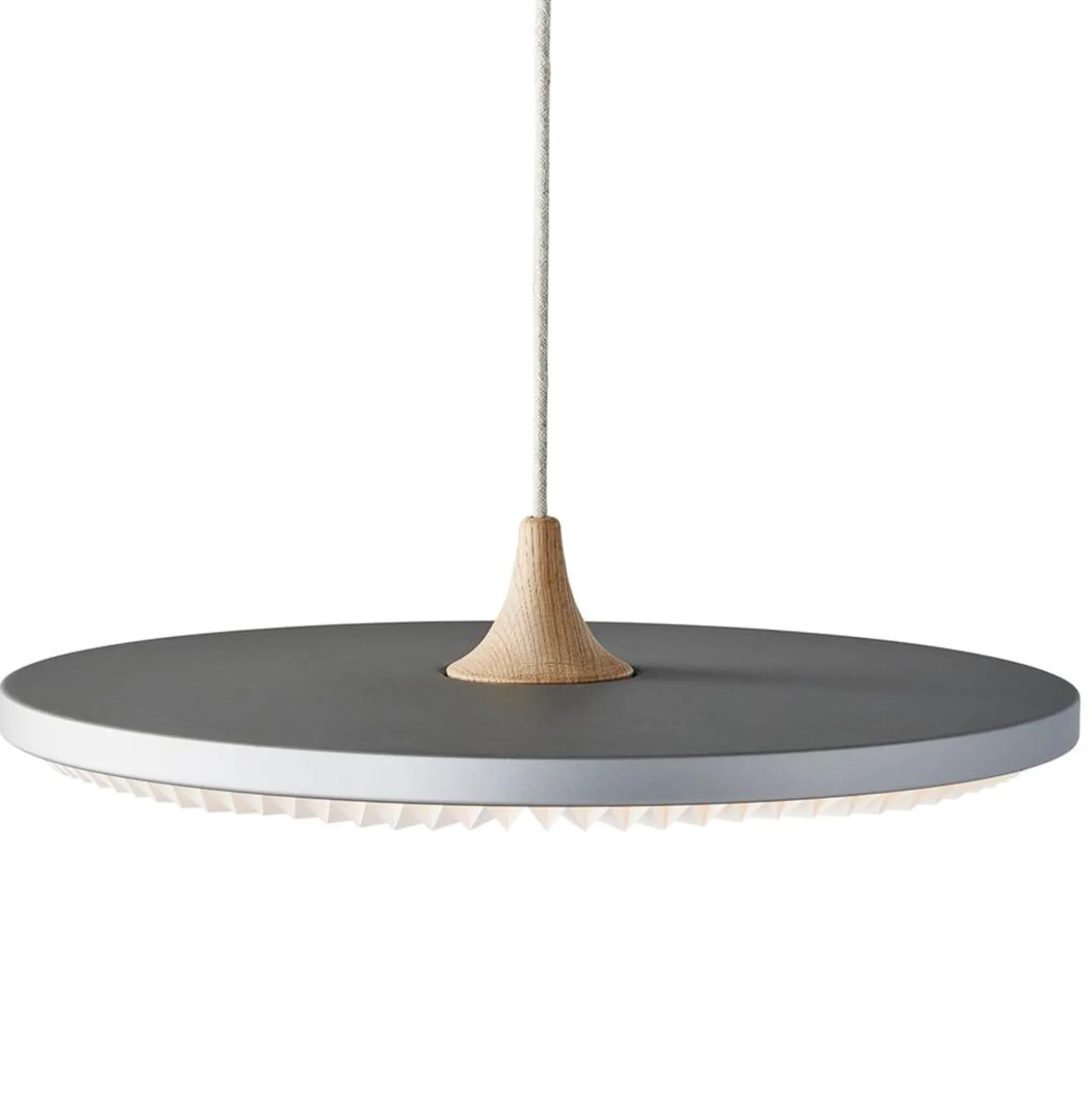 LE KLINT Soleil LED-Hängelampe hellgrau Ø50cm
