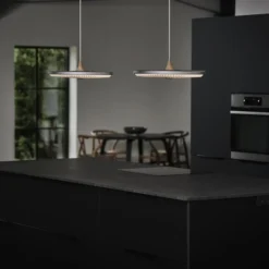 LE KLINT Soleil LED-Hängelampe hellgrau Ø50cm