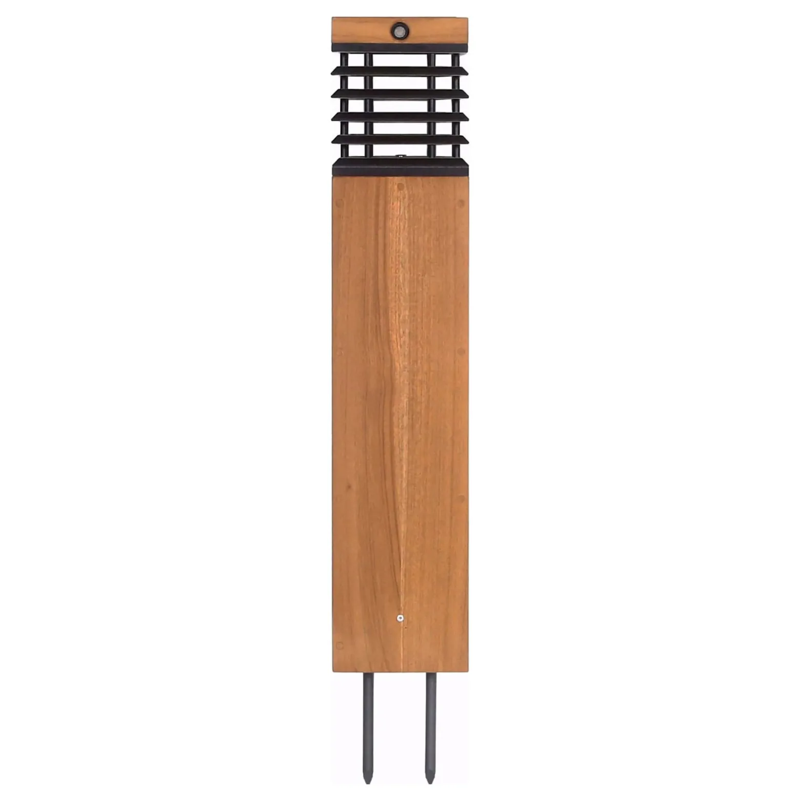 Les Jardins LED-Solarwegeleuchte Tekura, teak/grau, 75 cm