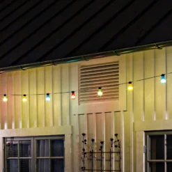 Lichterkette Biergarten 10 bunte LED-Birnen
