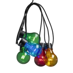Lichterkette Biergarten 20 bunte LED-Birnen