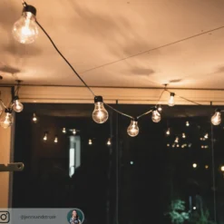 Lichterkette Biergarten 20x Birne klar bernstein