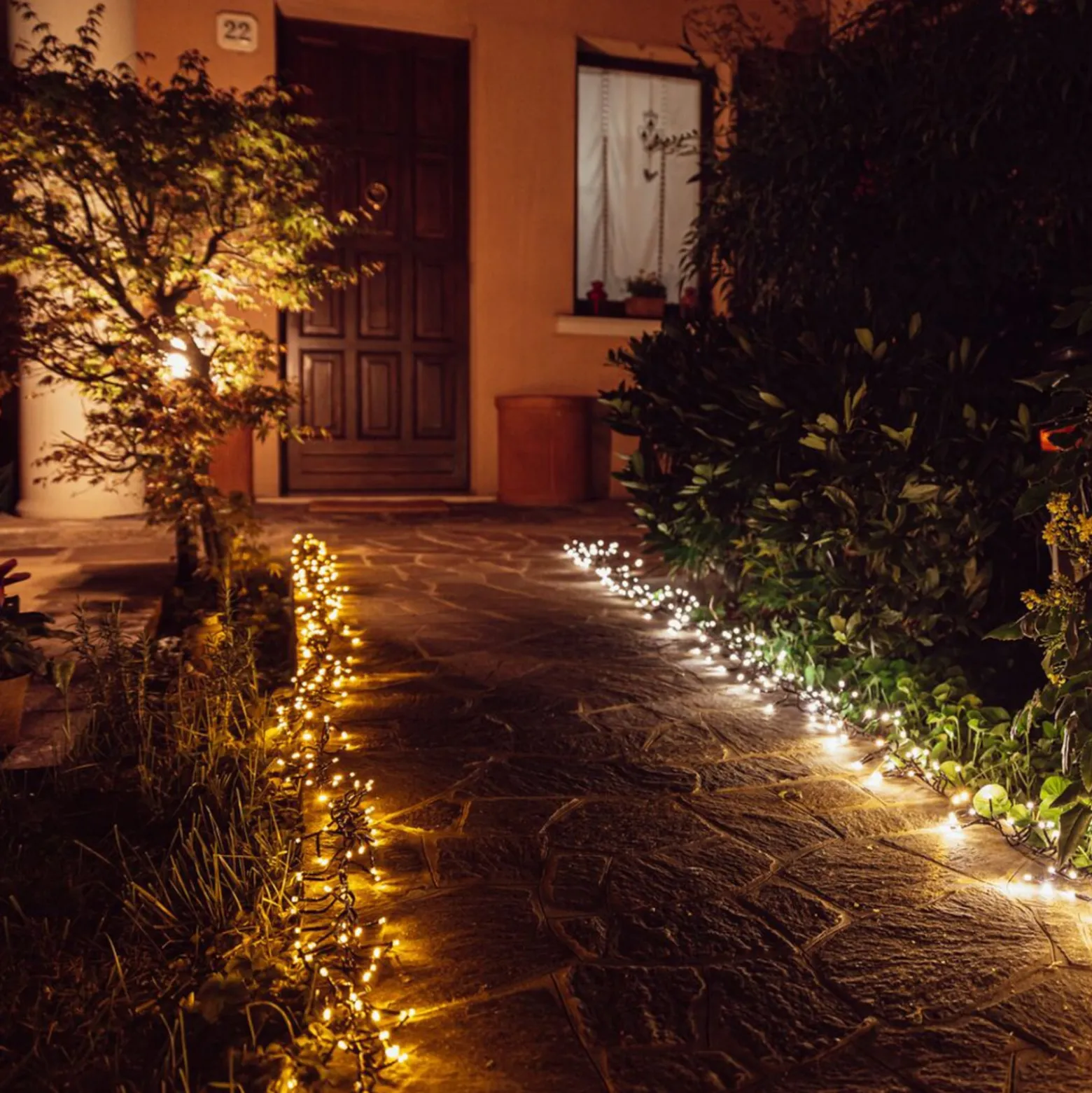 Lichterkette Twinkly CCT schwarz 400-flammig 32m