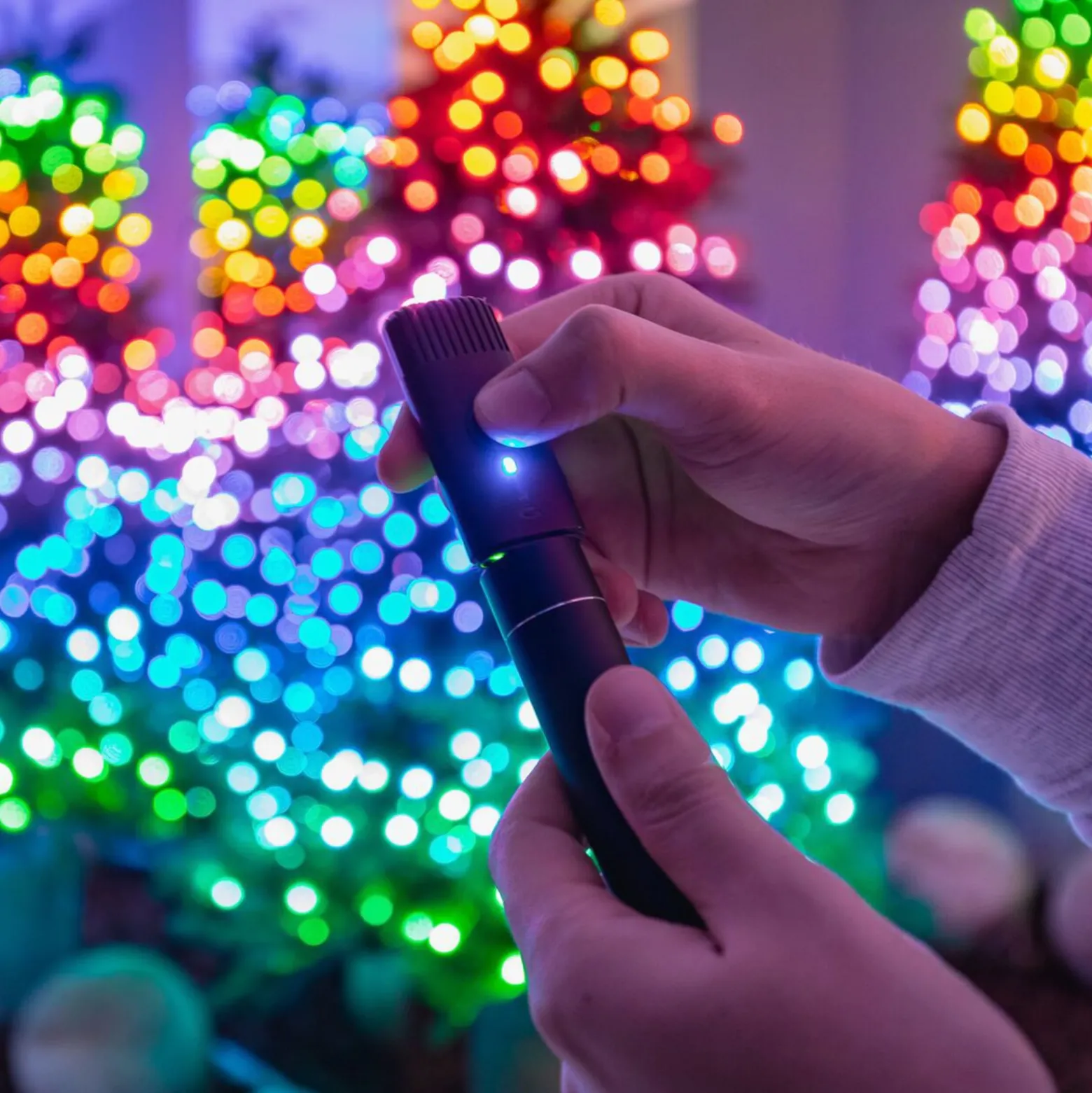 Lichterkette Twinkly RGB, schwarz, 250-flammig 20m