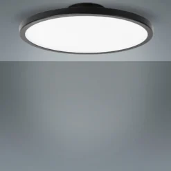 LIGHTME LED-Deckenleuchte Aqua Ø 30,2cm schwarz
