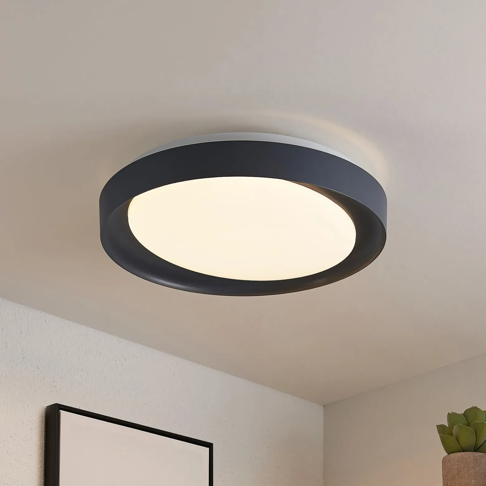 Lindby Alyano LED-Deckenleuchte, RGB, CCT, dimmbar