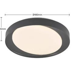 Lindby Alyano LED-Deckenleuchte, RGB, CCT, dimmbar