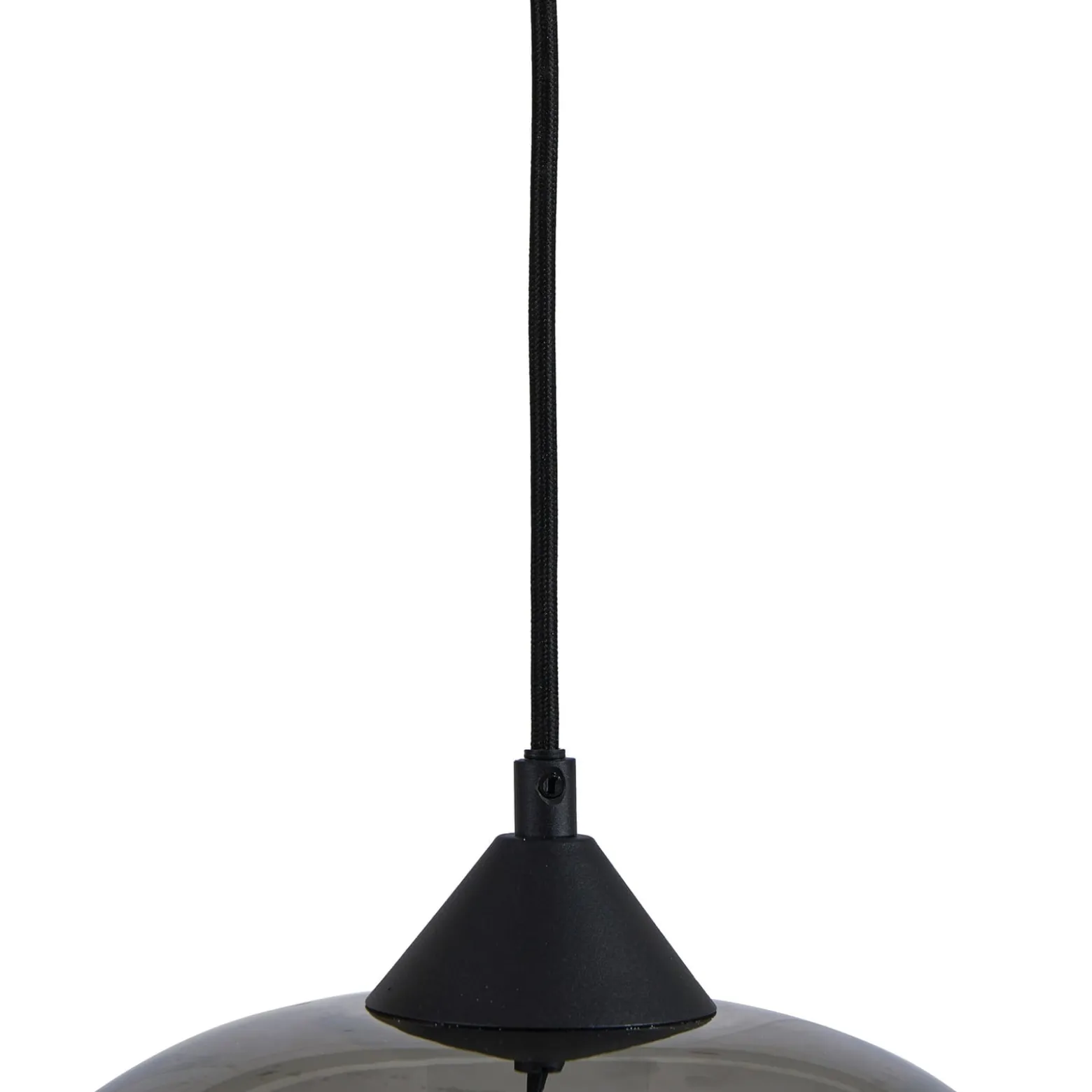 Lindby Arloris Pendellampe mit 3 Rauchglasschirmen