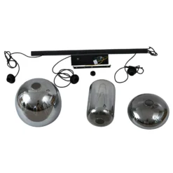 Lindby Arloris Pendellampe mit 3 Rauchglasschirmen