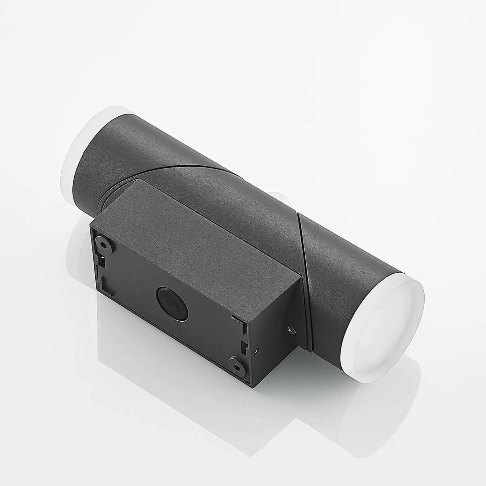 Lindby Aspyn LED-Außenwandleuchte, 2fl, Sensor
