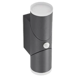 Lindby Aspyn LED-Außenwandleuchte, 2fl, Sensor