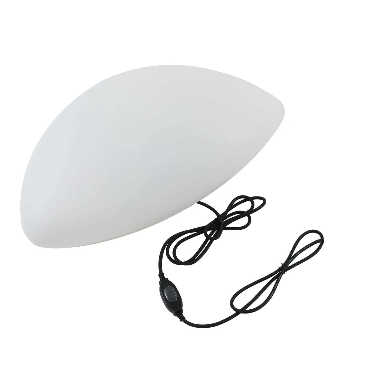 Lindby Außenbodenleuchte Arani, weiß, Kunststoff, Stecker