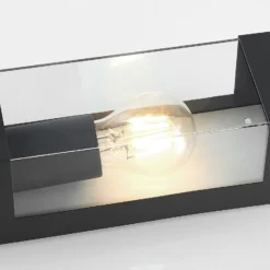 Lindby Außenwandlampe Tilian, Sensor, Höhe 25 cm, anthrazit