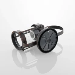 Lindby Außenwandleuchte Farly, rostbraun, Alu, 17cm