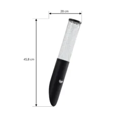 Lindby Außenwandleuchte Gavros, schwarz, Aluminium, Sensor