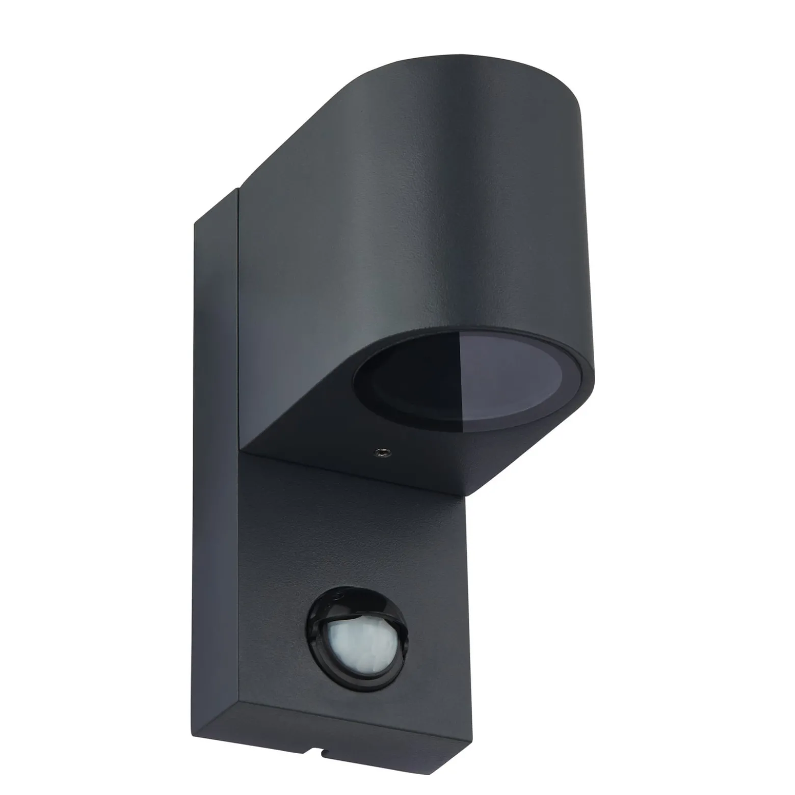 Lindby Außenwandleuchte Gelso, Alu, 15 cm, GU10, Sensor