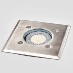 Lindby Bodeneinbauleuchte Insa, 11 x 11 cm, GU10, IP67