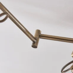 Lindby Deckenlampe Perseas, 180 cm, 6-flg., altmessing, GU10