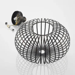 Lindby Deckenlampe Rosalea, kupferfarben, Metall, 40 cm, E27