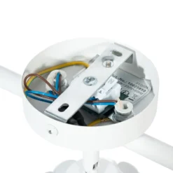Lindby Deckenleuche Aralena, weiß, 3-flg., Länge 70,5 cm