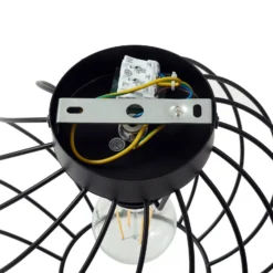 Lindby Deckenleuchte Danika, Ø 25 cm, schwarz, Metall