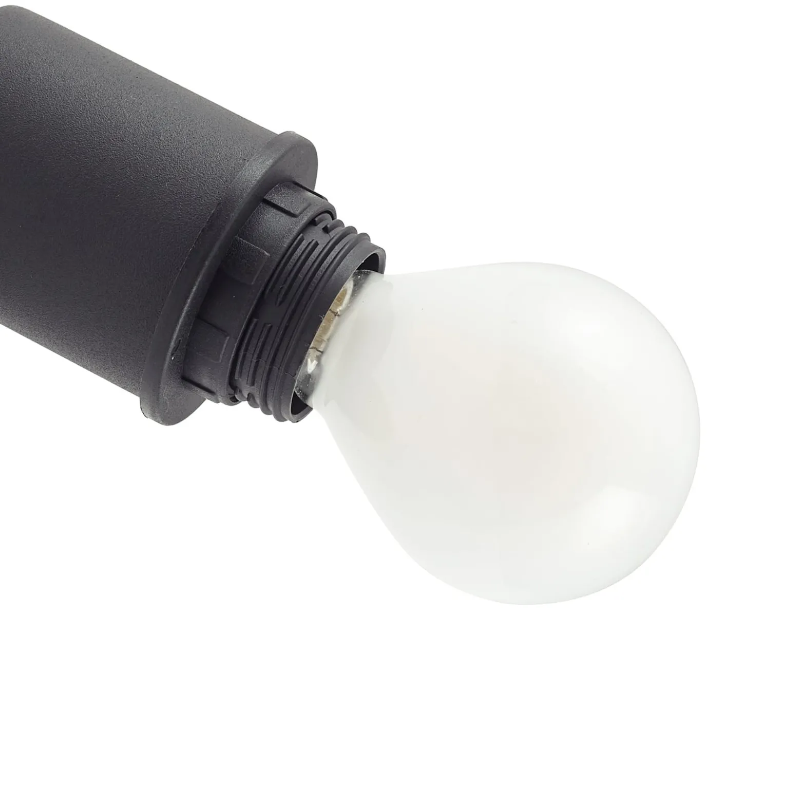 Lindby Deckenleuchte Netty, 4-flammig, grau, Glas