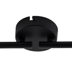 Lindby Deckenleuchte Pendura, 4-flammig, schwarz, Glas
