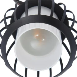 Lindby Deckenleuchte Solm, rost, Eisen, 3-flammig
