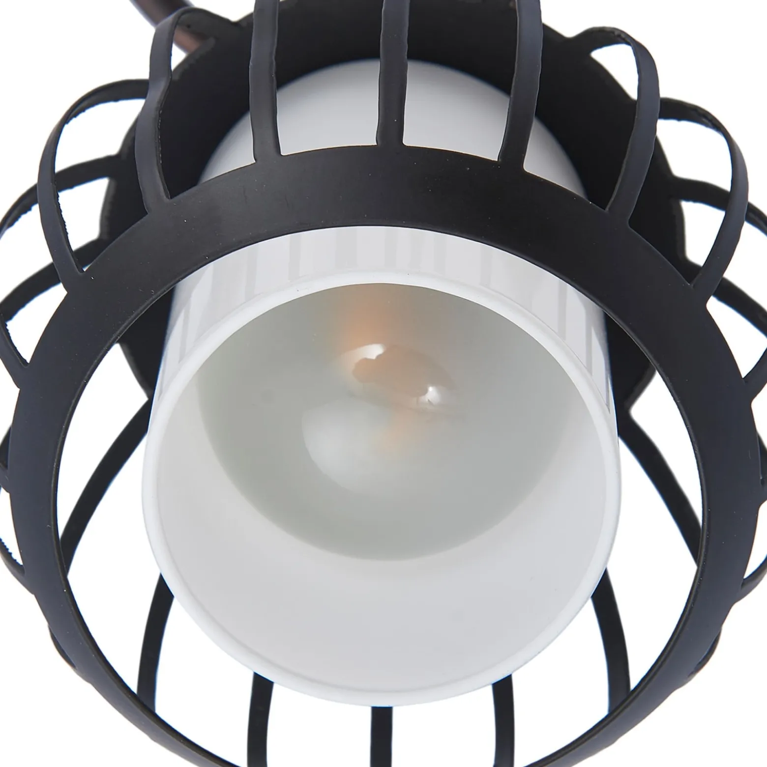 Lindby Deckenleuchte Solm, rost, Eisen, 3-flammig