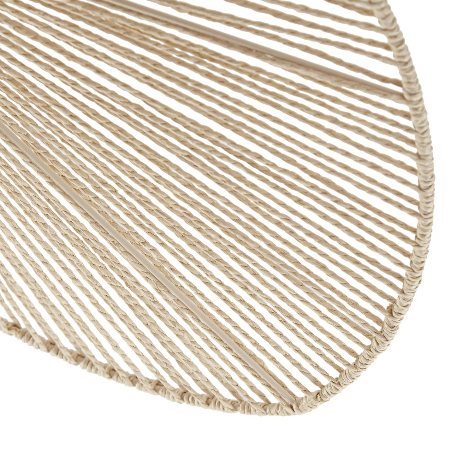 Lindby Deckenleuchte Valdorin, beige, 75 cm x 50 cm, Papier