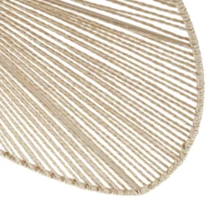 Lindby Deckenleuchte Valdorin, beige, 75 cm x 50 cm, Papier