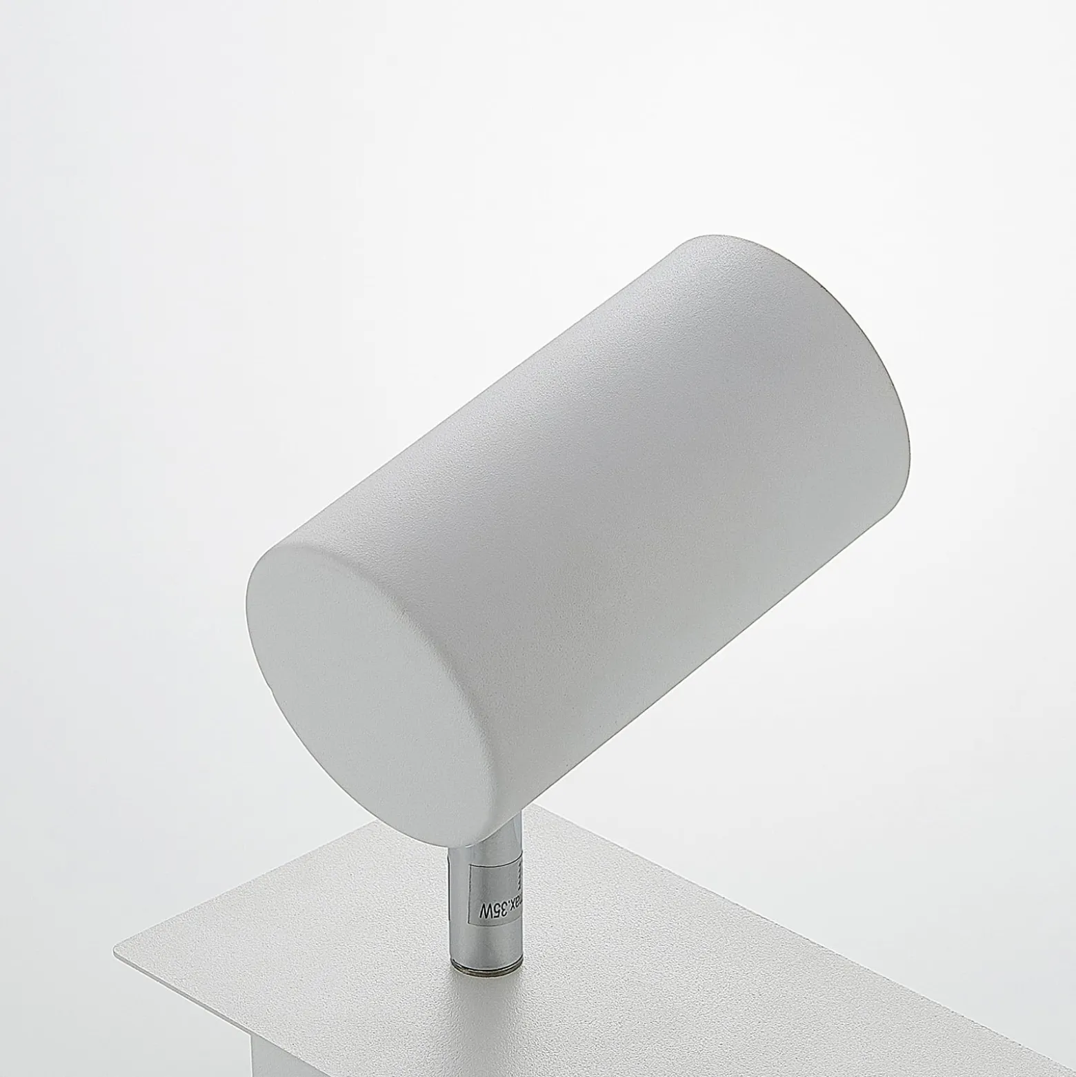 Lindby Deckenstrahler Joffrey, 31 cm, 2-flg., weiß, GU10
