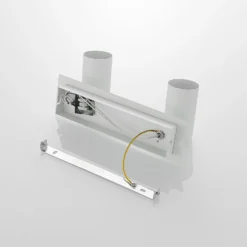 Lindby Deckenstrahler Joffrey, 31 cm, 2-flg., weiß, GU10