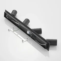 Lindby Deckenstrahler Joffrey, 80 cm, schwarz, 4-flg., GU10