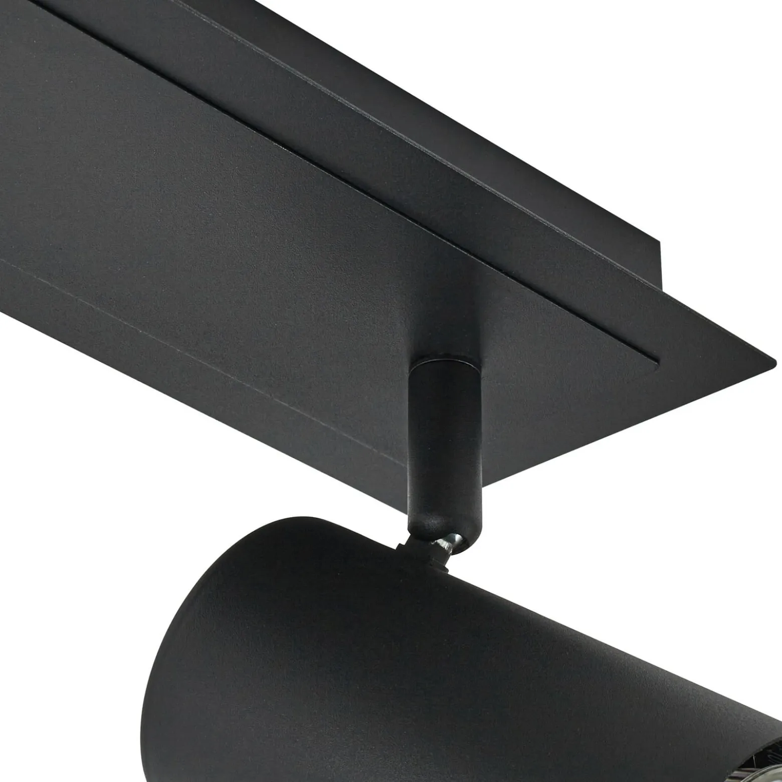 Lindby Deckenstrahler Joffrey, 80 cm, schwarz, 4-flg., GU10