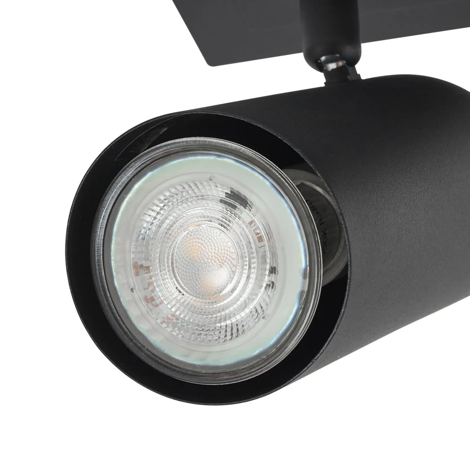 Lindby Deckenstrahler Joffrey, 80 cm, schwarz, 4-flg., GU10