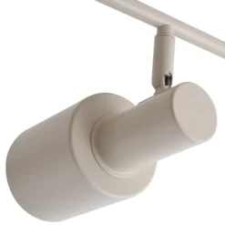 Lindby Deckenstrahler Ovelia, beige, 80 cm, 4-flammig, E27